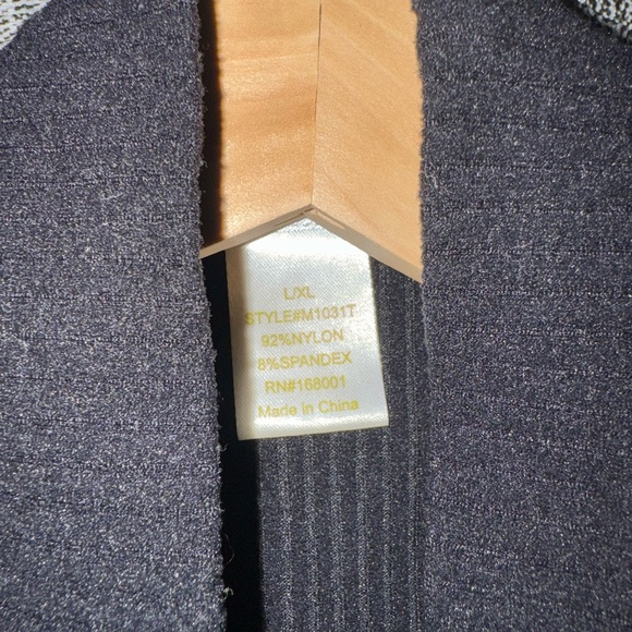 Black Ribbed One Piece - Picture 5 of 7